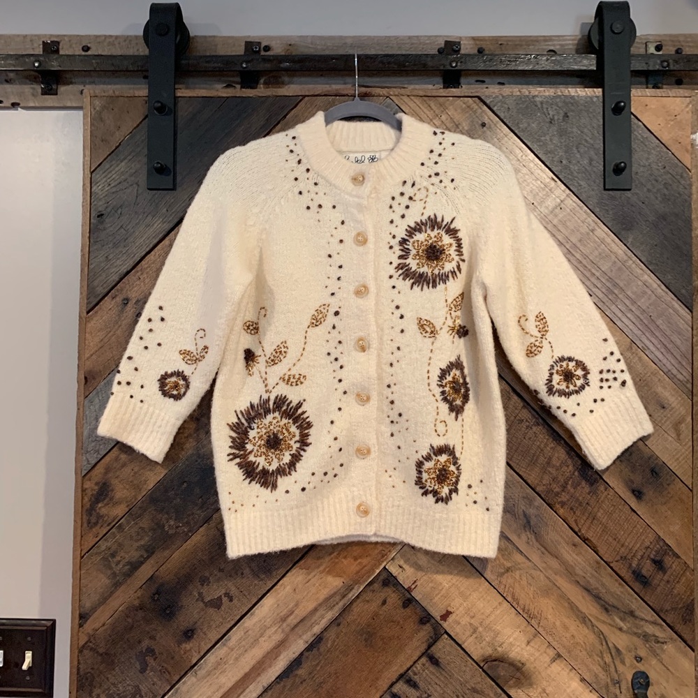 Beaded cardigan